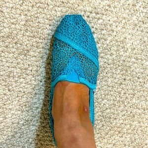 Aqua Blue Toms Shoes